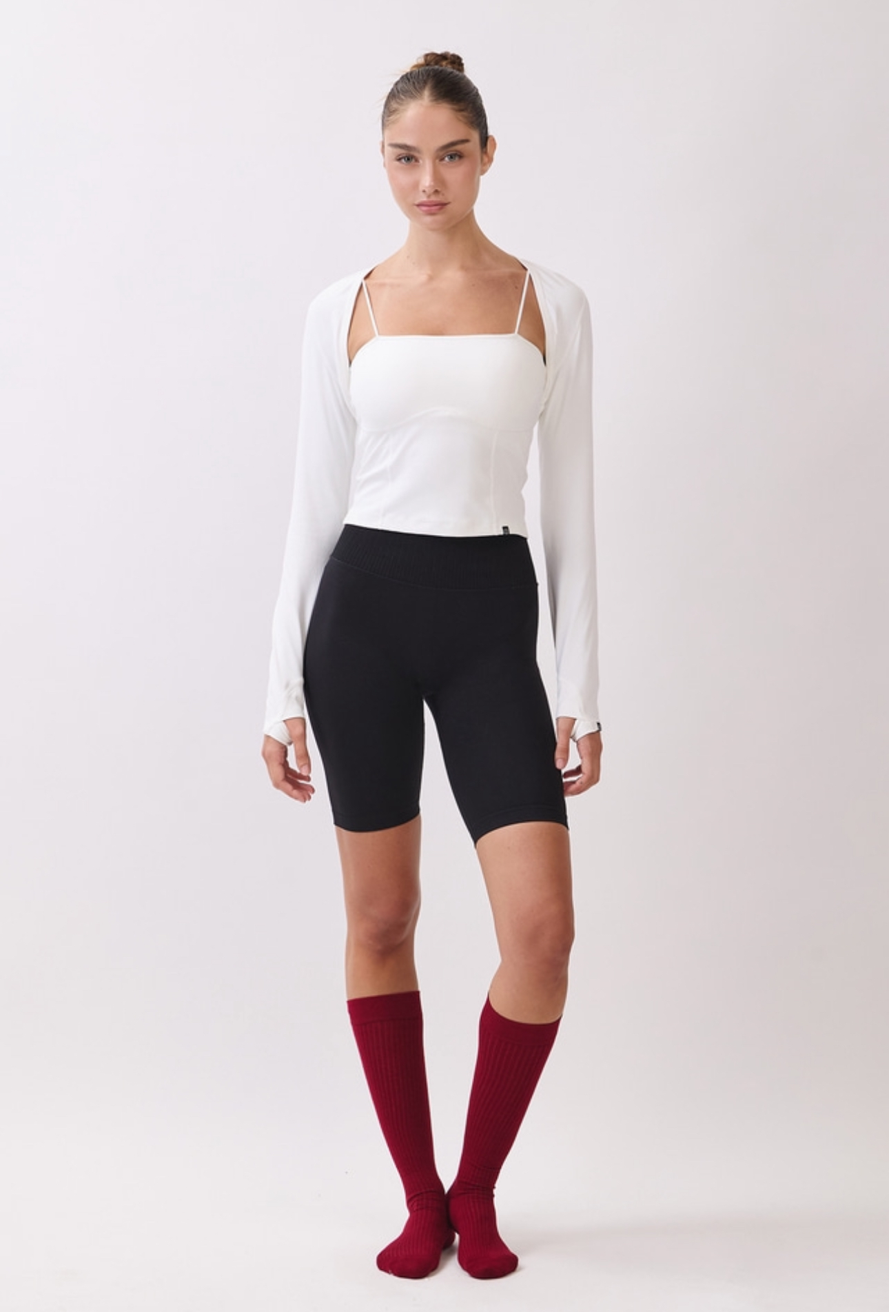 TT023 JERSEY TANK TOP WHITE サイズ: S/M