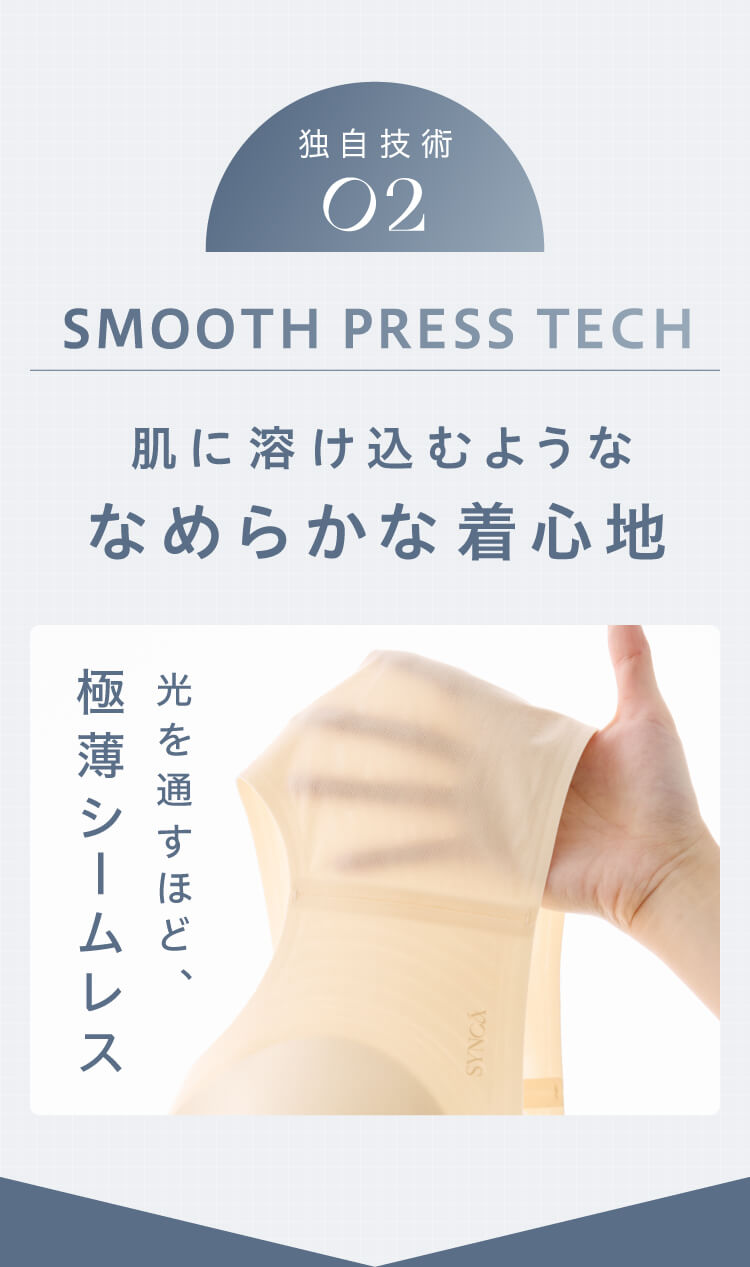 独自技術スムースプレステックの説明導入