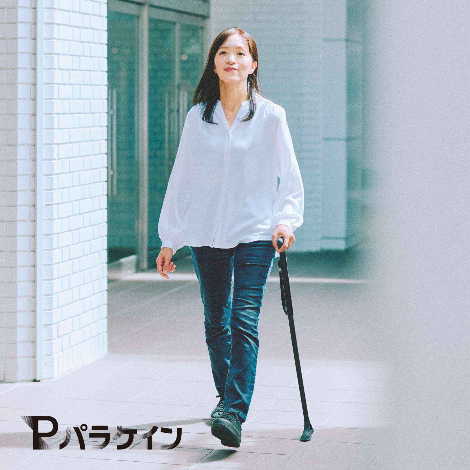 Model.Three Part (.)ピリオド サイズ(.)用: ショート高さ70-80cm(適用身長140~160cm)
