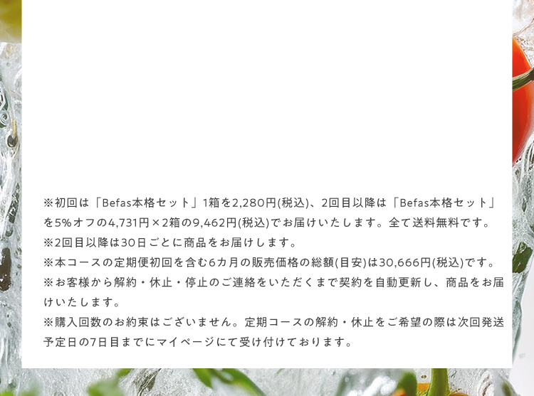 さらに Befasオリジナルシェイカープレゼント！300円OFFクーポンプレゼント クーポン適用価格1,980円