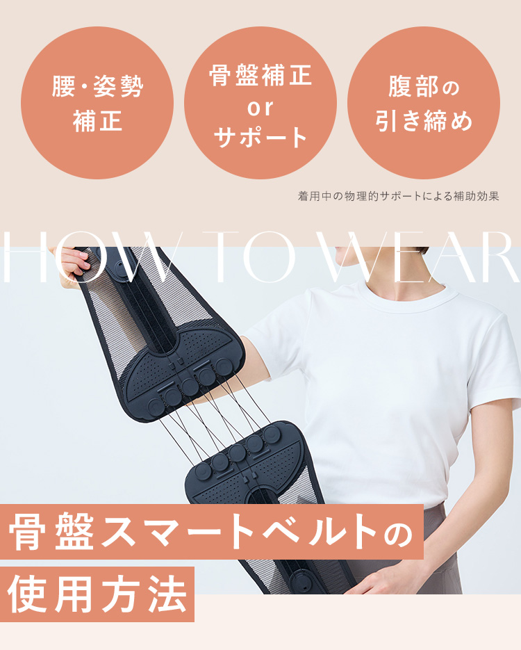 骨盤スマートベルトの使用方法