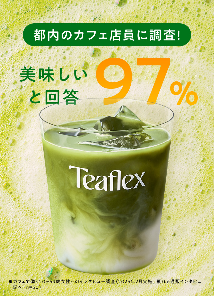 都内のカフェ店員に調査！美味しいと回答97％