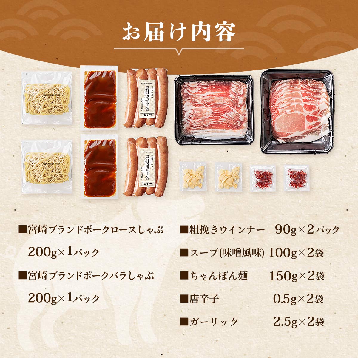 宮崎ブランドポーク 辛味噌鍋セット