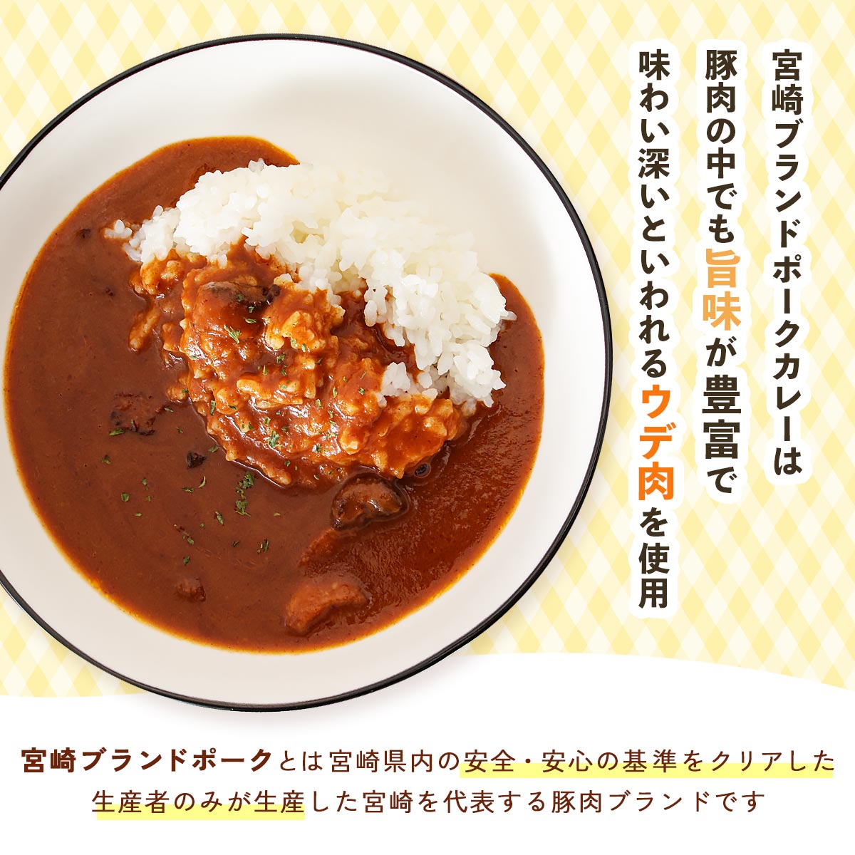 【ギフト箱入】宮崎ブランドポークカレー 6個セット