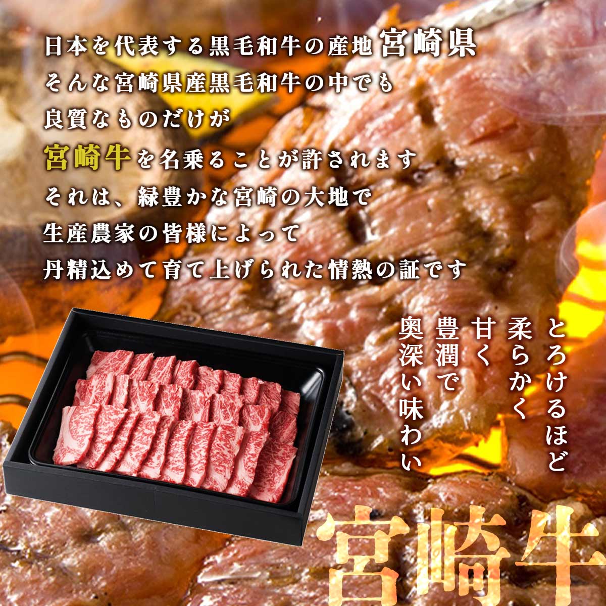 宮崎牛肩ロース焼肉