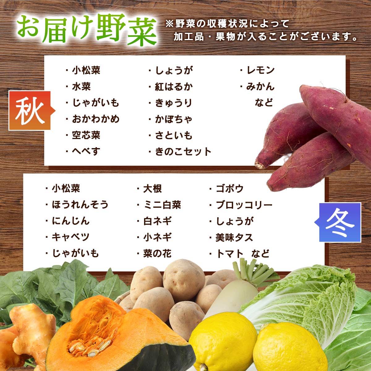 AYA彩10品（野菜・果物詰め合わせ定期便）【全３回】