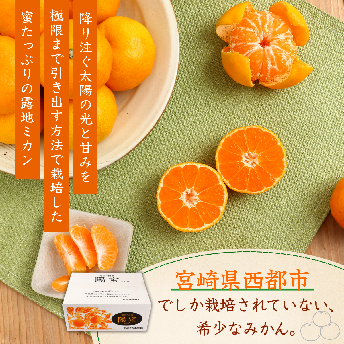 宮崎県西都産 　南国の陽蜜【陽宝】　5㎏
