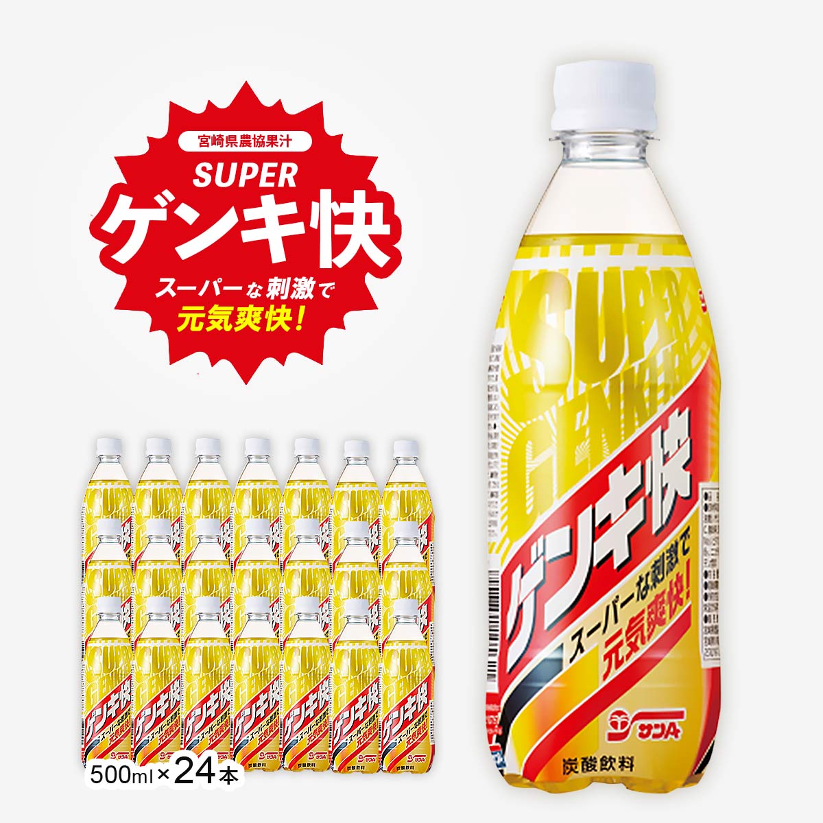 サンA スーパーゲンキ快 500mlPET×24本