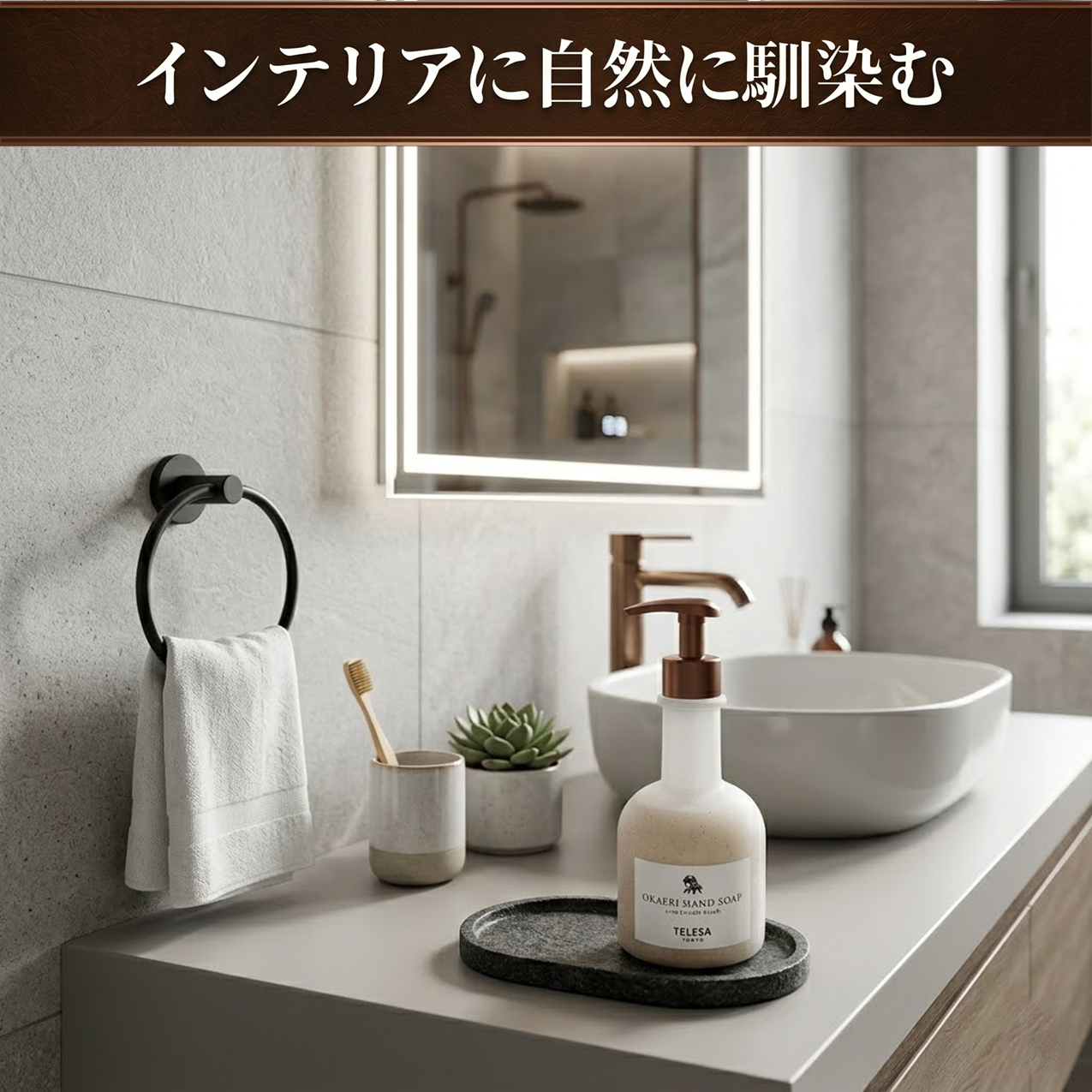 【TELESAブランドリニューアル記念ずっと40％OFF OKAERIハンドソープ定期便】