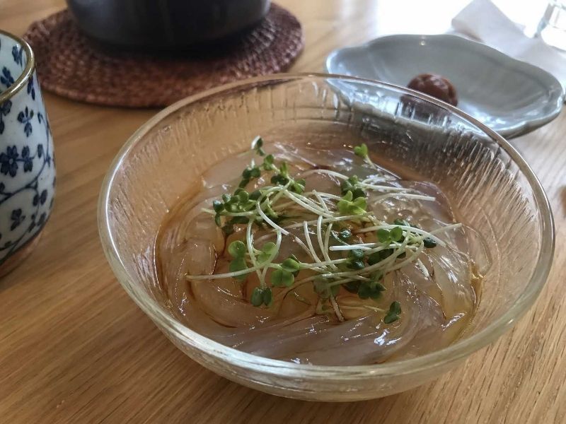 ブロッコリースプラウトの食べ方例：ところてん