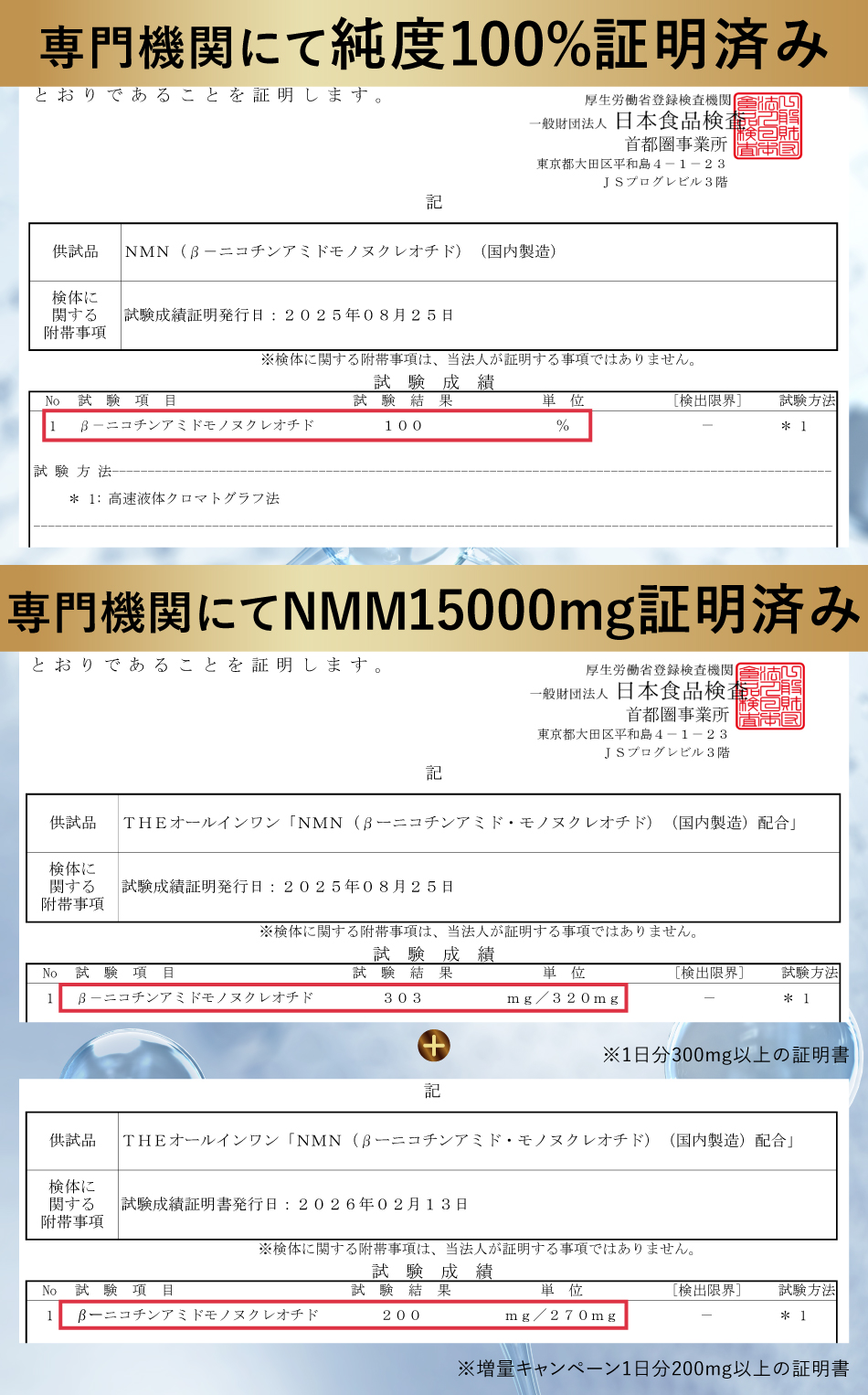THEオールインワン（ザ オールインワン）は最高級純度100%のNMNを9000mgも配合