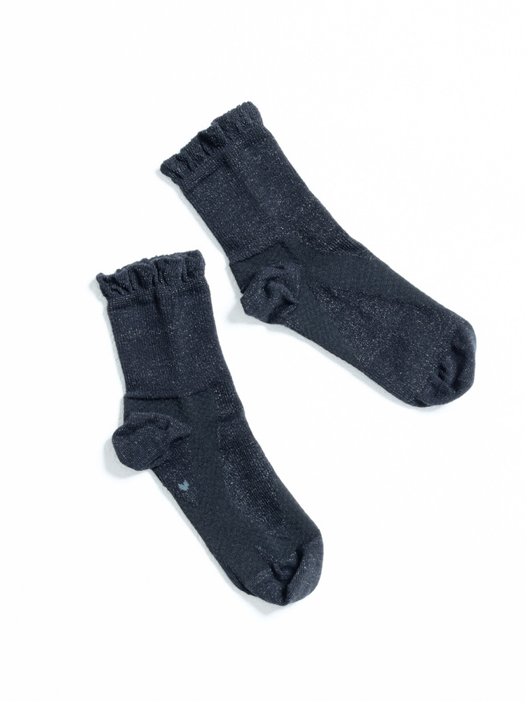 【単品購入】フレクサー・黒ラメソックス22-25cm