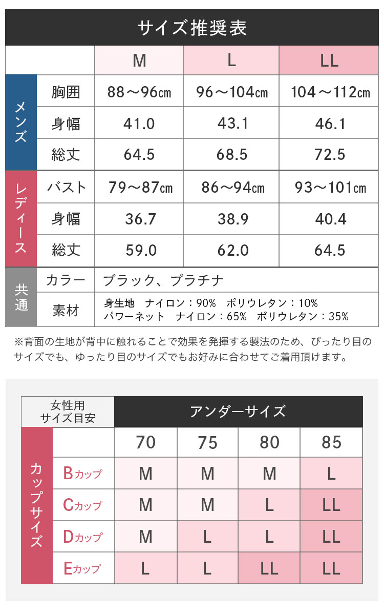【女性用3枚セット】肩甲骨サポートシャツ サイズ: M, カラー: ブラック
