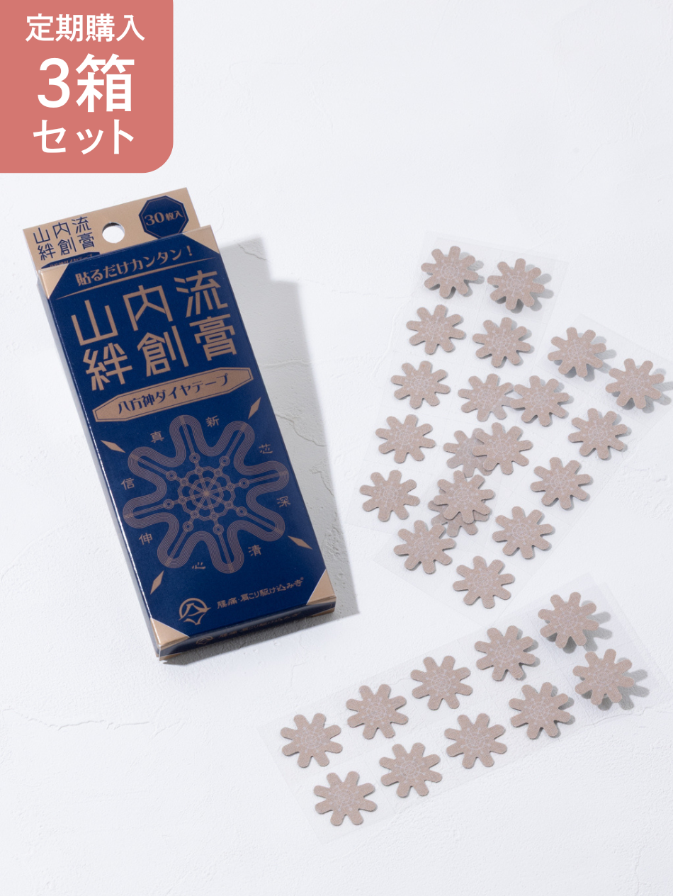 山内流 絆創膏 3箱セット定期購入