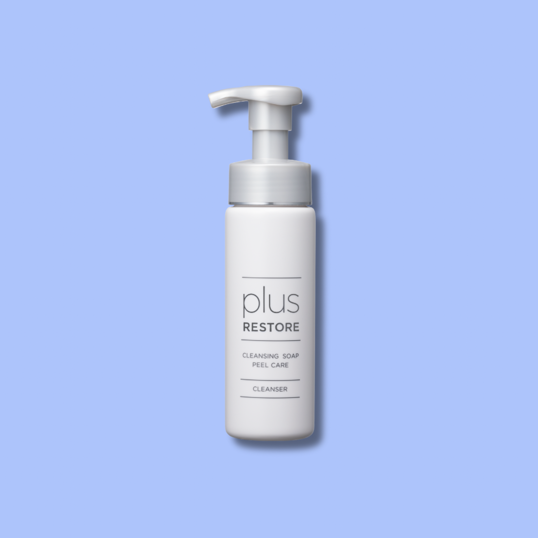 plusRESTORE｜クレンジングソープ泡ピールケア