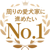 まわりの愛犬家に薦めたいNo.1