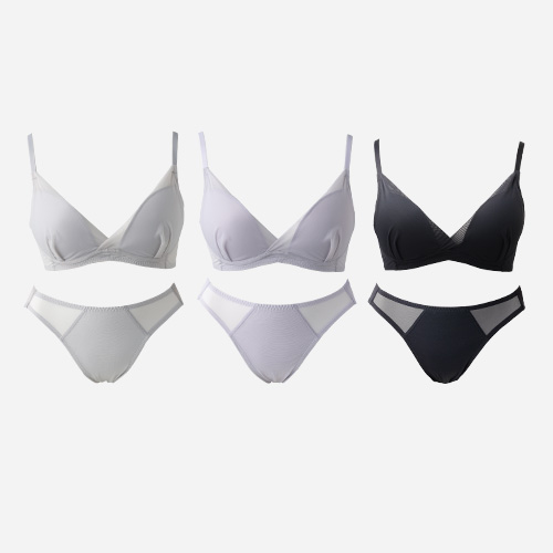 【ご愛用者様限定】TOLEETY軽やかストレスフリーブラ＋ショーツ 4＋2枚セット