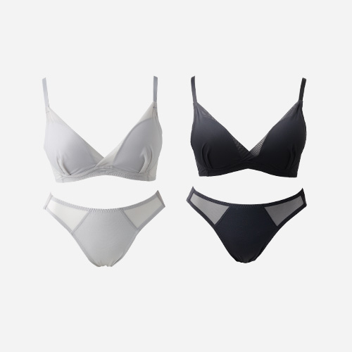 ★寿命診断【2枚セット】TOLEETY軽やかストレスフリーブラ＋ショーツ 420円OFF