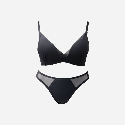 【上下1枚セット】TOLEETY軽やかストレスフリーブラ＋ショーツ