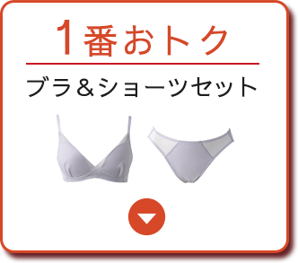 一番お得ブラショーツセット