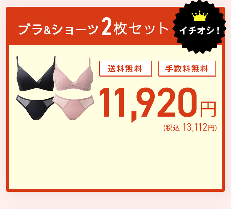 TOLEETY トゥリーティ 軽やかストレスフリーブラ&ショーツセット