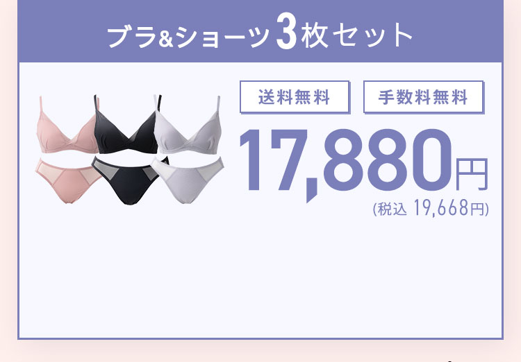 TOLEETY トゥリーティ 軽やかストレスフリーブラ&ショーツセット