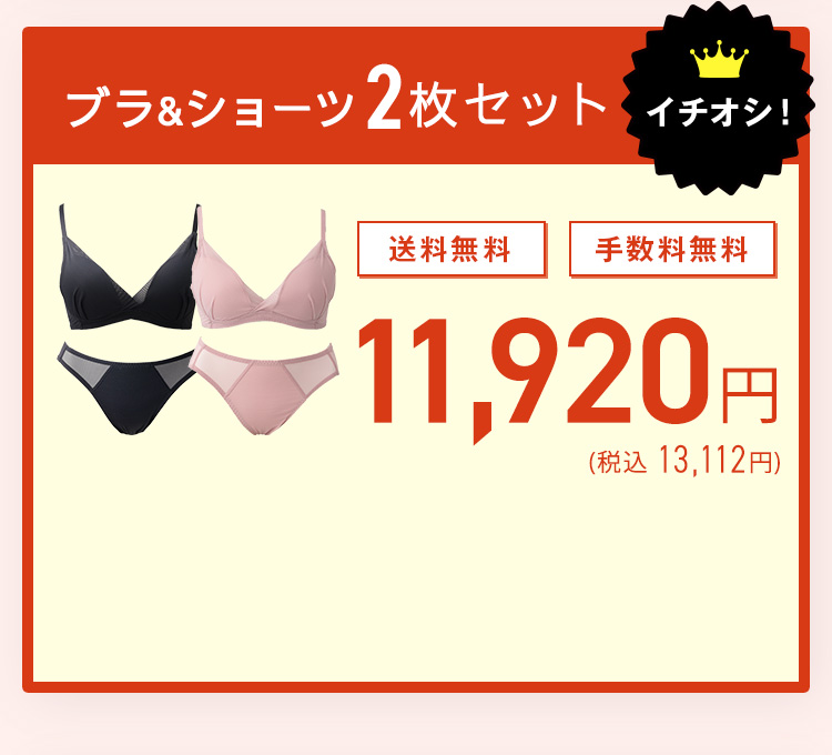 TOLEETY トゥリーティ 軽やかストレスフリーブラ&ショーツセット