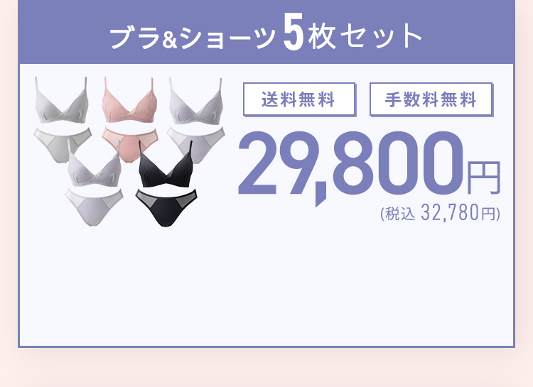 TOLEETY トゥリーティ 軽やかストレスフリーブラ&ショーツセット