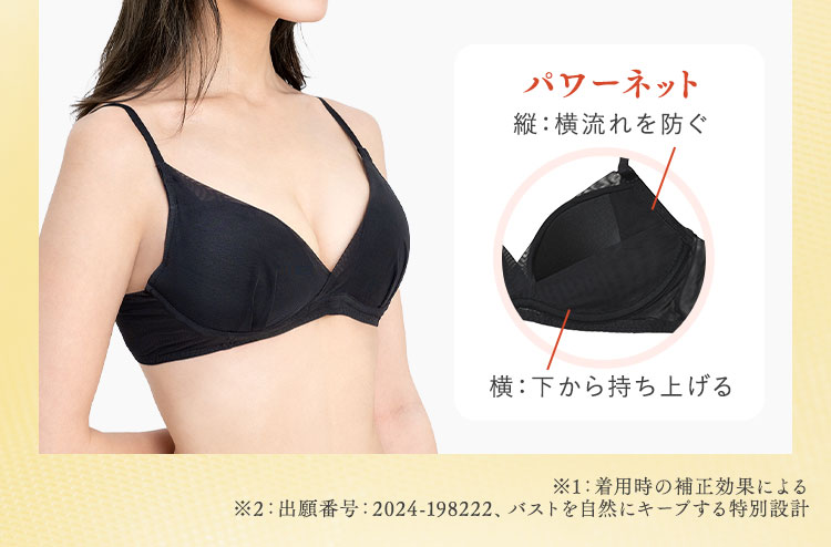 パワーネット 縦:横流れを防ぐ 横:下から持ち上げる