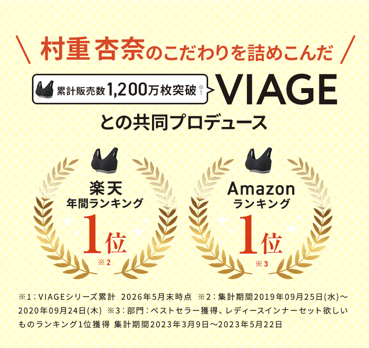 村重杏奈のこだわりを詰め込んだVIAGEとの共同プロデュース
