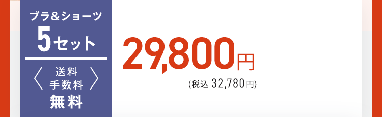 ブラ＆ショーツ5セット
