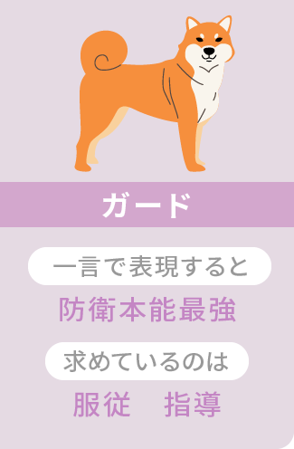 ガード 一言で表現すると 防衛本能最強