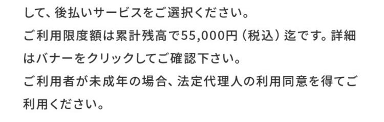 NP後払い説明