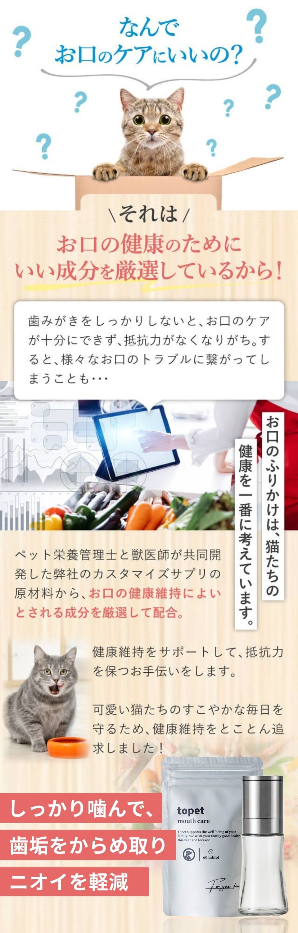 なんでお口のケアにいいの？それはお口の健康のために良い成分を厳選しているから