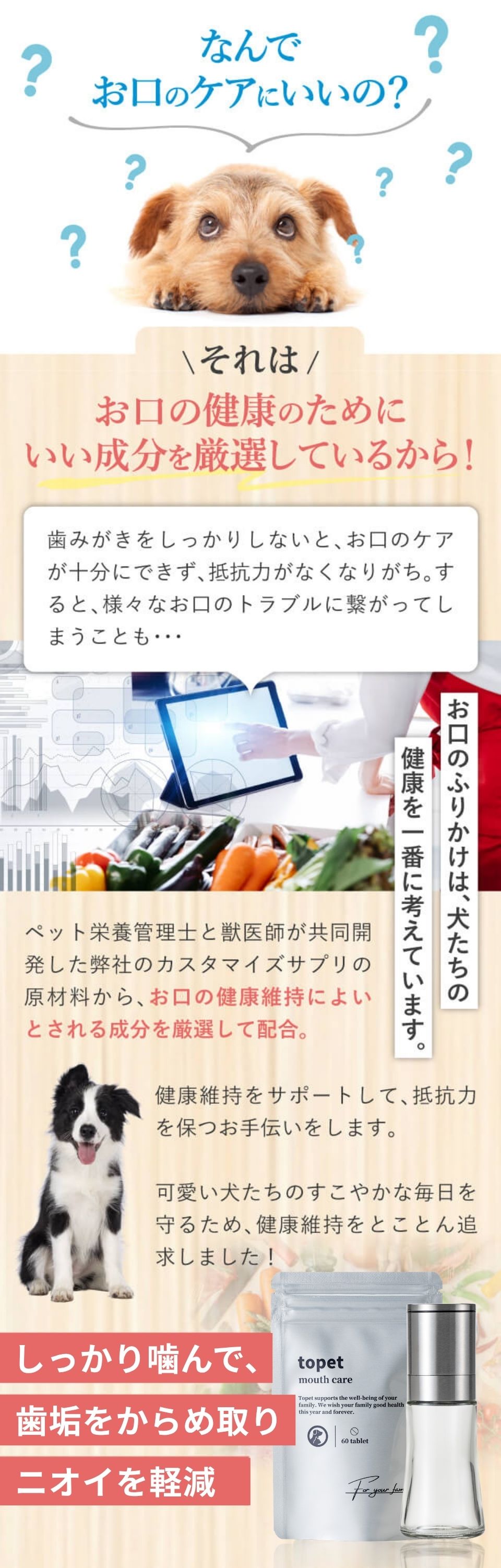 なんでお口のケアにいいの？それはお口の健康のために良い成分を厳選しているから