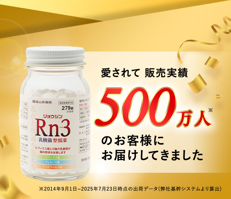 愛されて 販売実績500万人※のお客様にお届けしてきました。 ※2014年9月1日から2025年7月23日時点の出荷データ(弊社基幹システムより算出)