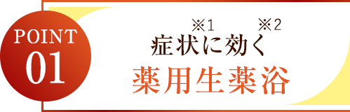 症状に効く薬用生薬浴