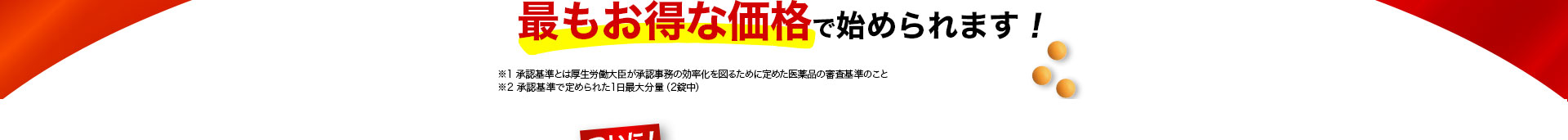 最もお得な価格で始められます!