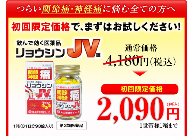 最終値下げ】新品未開封 リョウシンJV錠 3箱