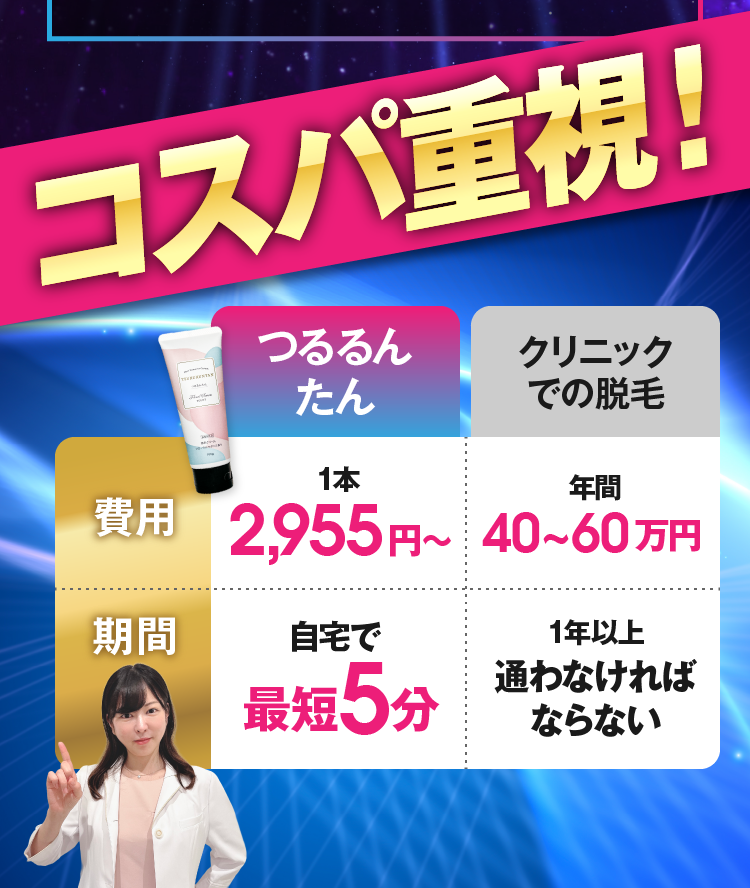 コスパ重視！