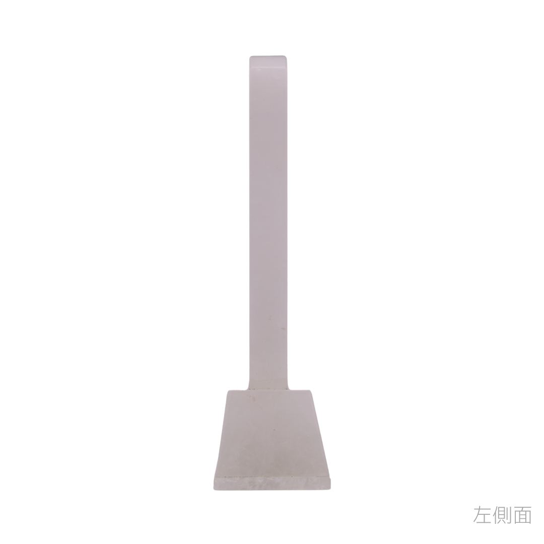 天然石位牌 -kiseki- 本水晶(No.0197) 文字彫り【お位牌専用】: 文字彫りなし　本体価格のみ