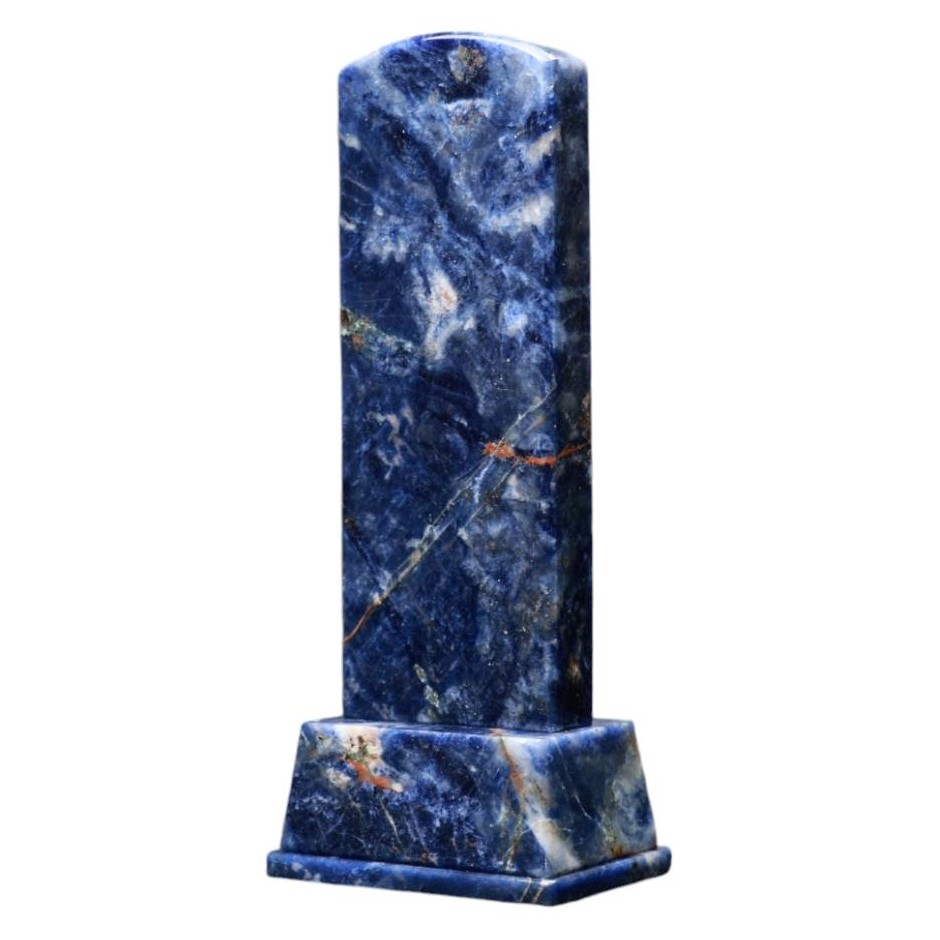 天然石位牌 -kiseki- ソーダライト(No.0099)