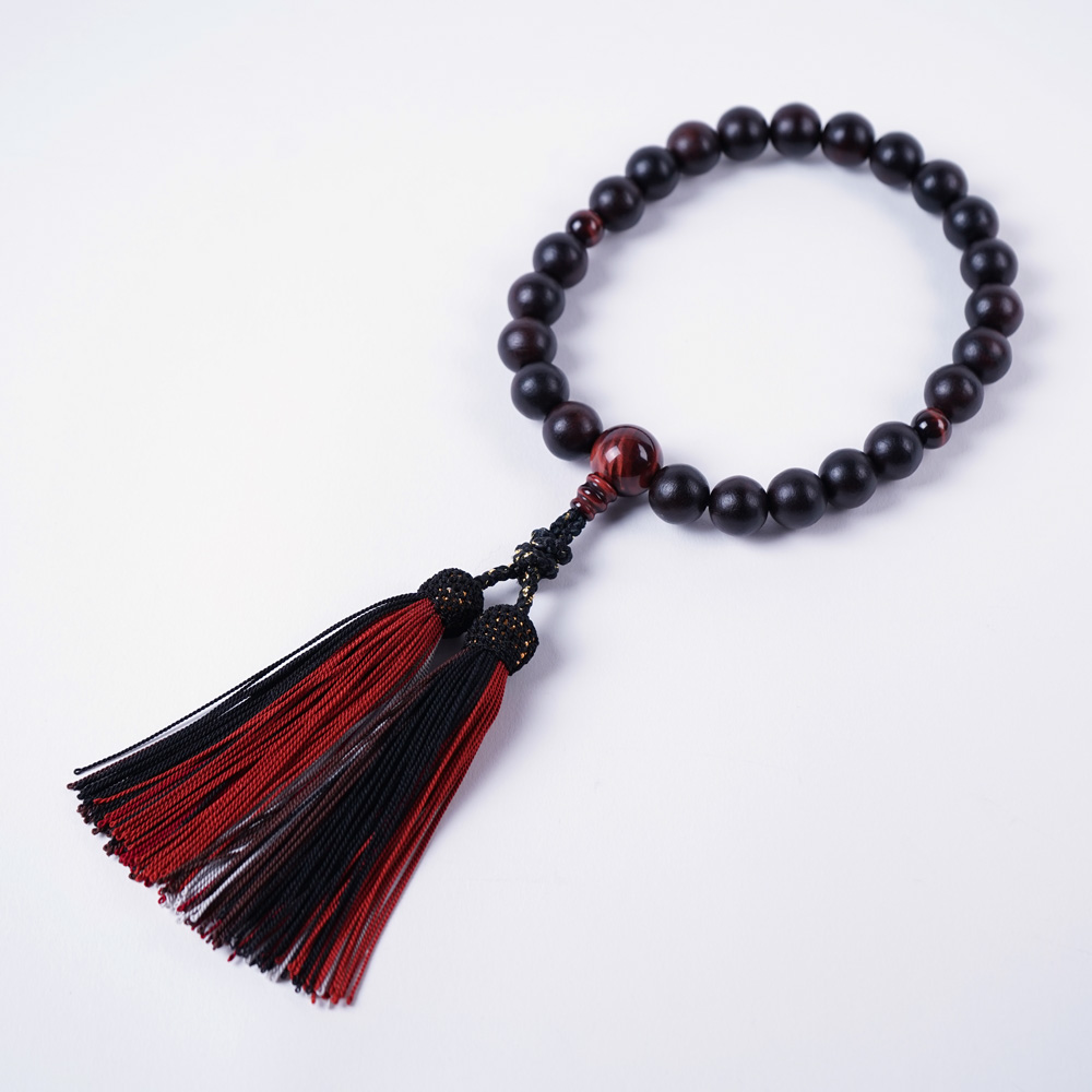 色羽-irohane-【豊彩/トイロ】　(男性用念珠)