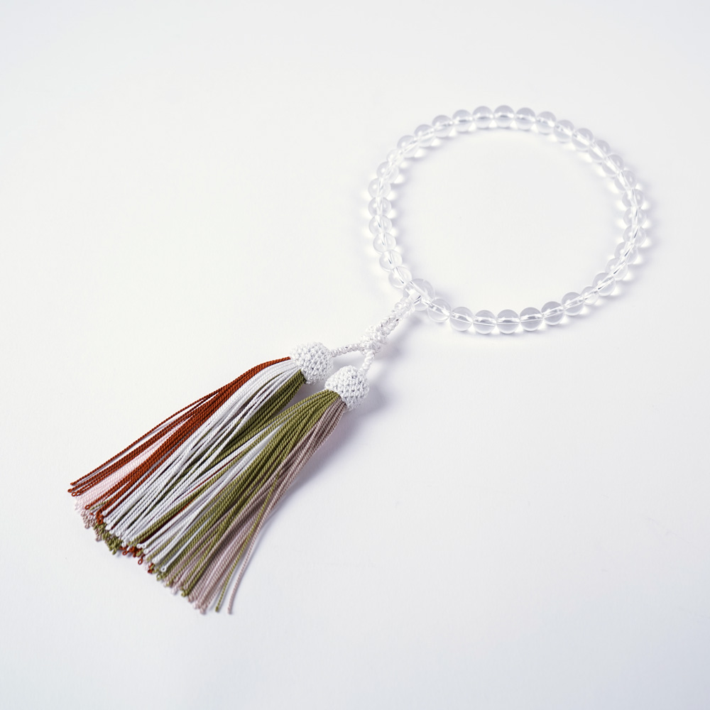 色羽-irohane-【花曇/ハナグモリ】　(女性用念珠)