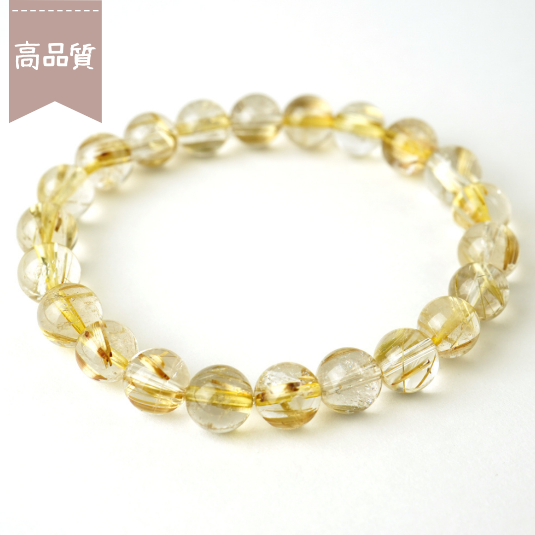 SOLD OUT【72日目】ブレスレット -ルチルクォーツ- (No.112)