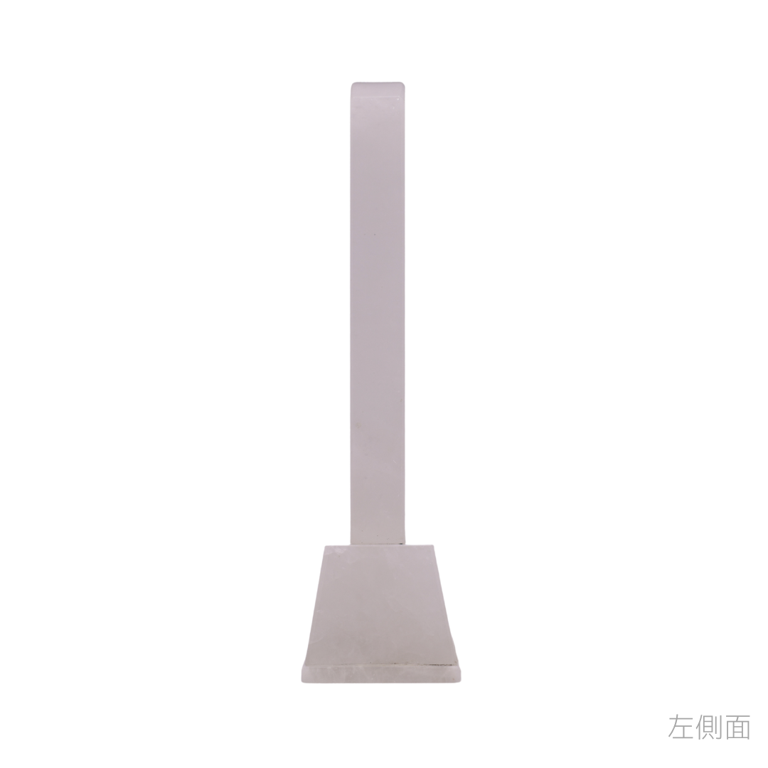 天然石位牌 -kiseki- 本水晶(No.0199) 文字彫り【お位牌専用】: 文字彫りなし　本体価格のみ