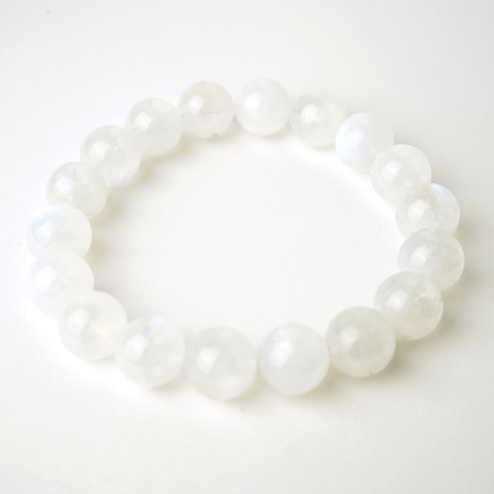 SOLD OUT【20日目】ブレスレット -ムーンストーン【インド産】- (No.090)