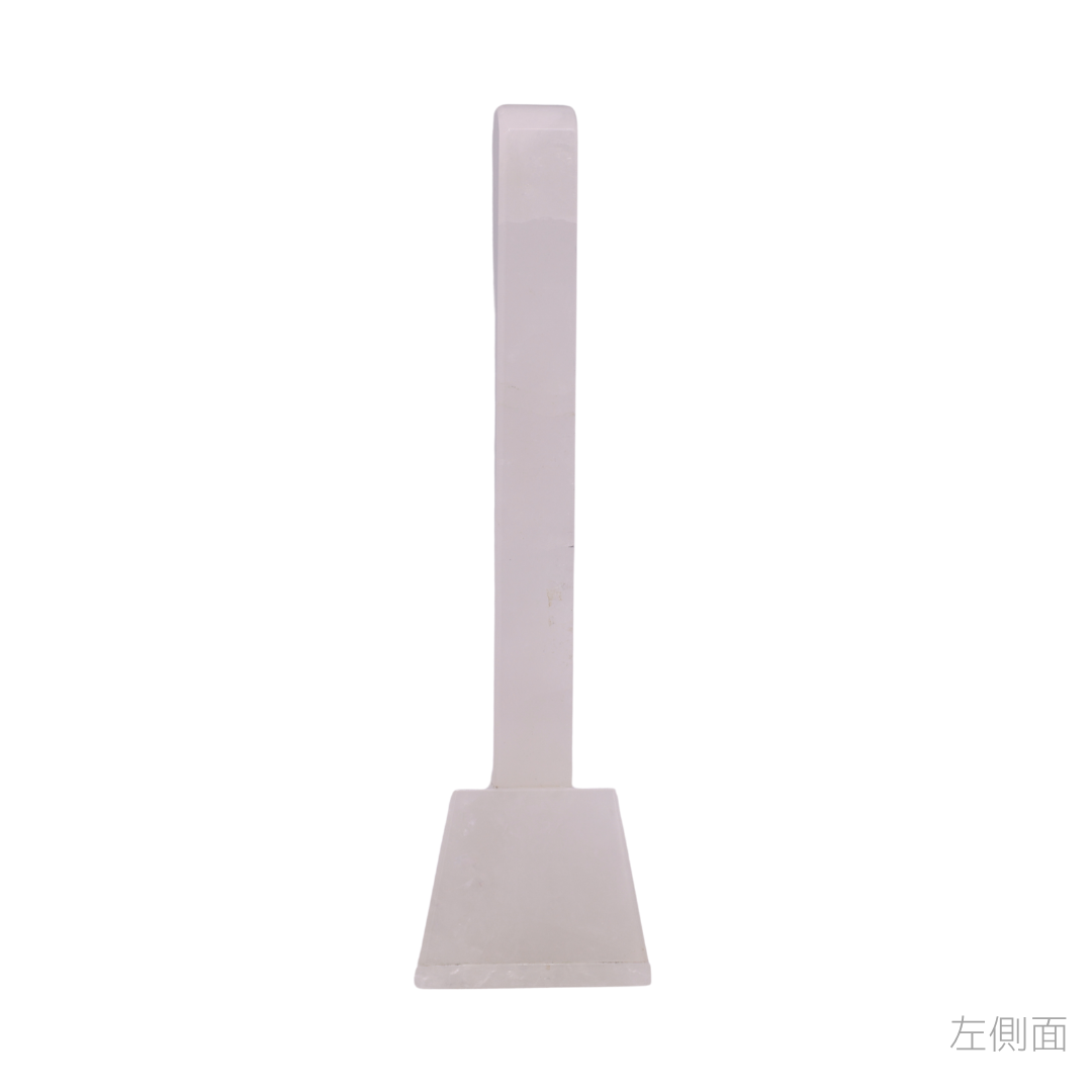 天然石位牌 -kiseki- 本水晶（No.0201） 文字彫り【お位牌専用】: 文字彫りなし　本体価格のみ