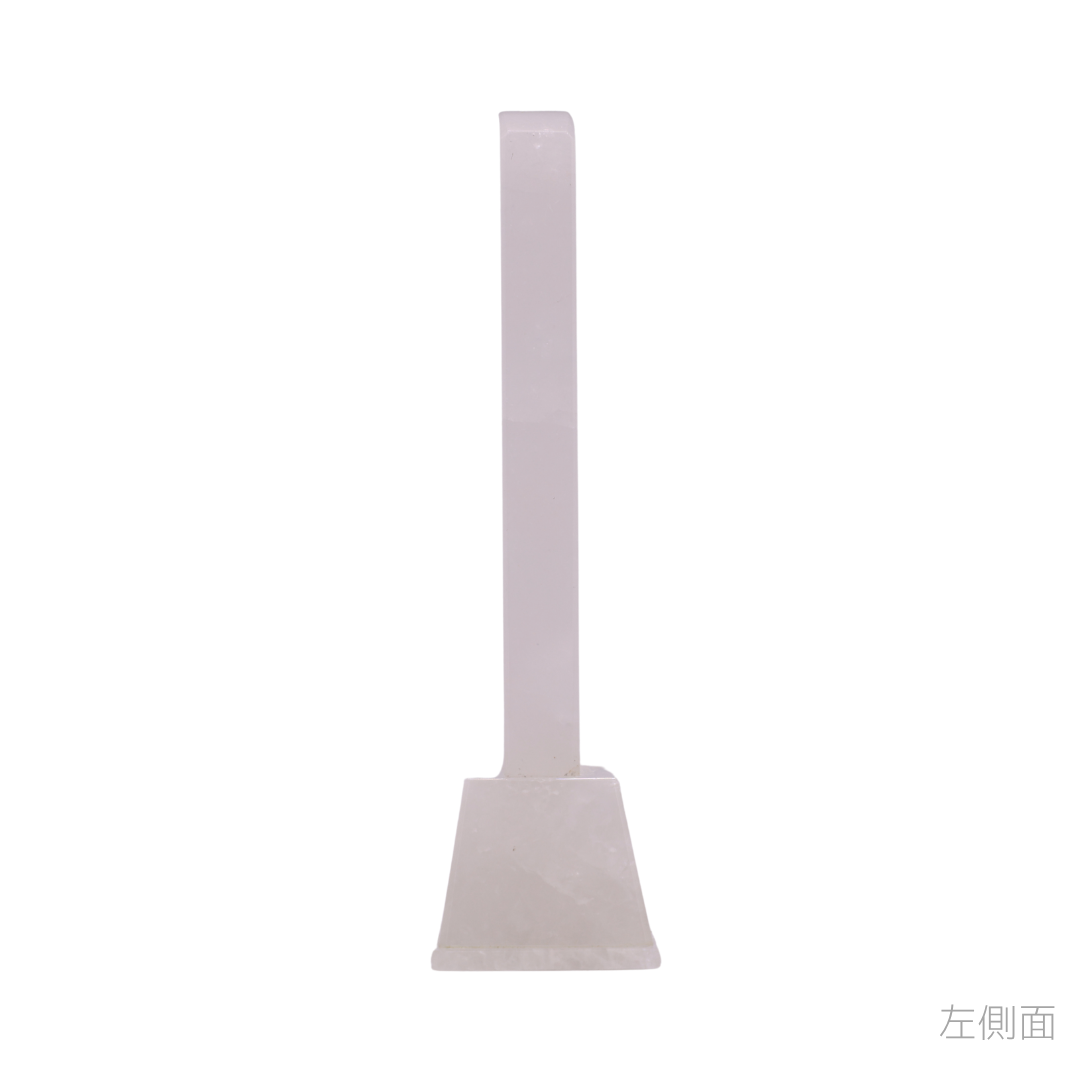 天然石位牌 -kiseki- 本水晶(No.0204) 文字彫り【お位牌専用】: 文字彫りなし　本体価格のみ