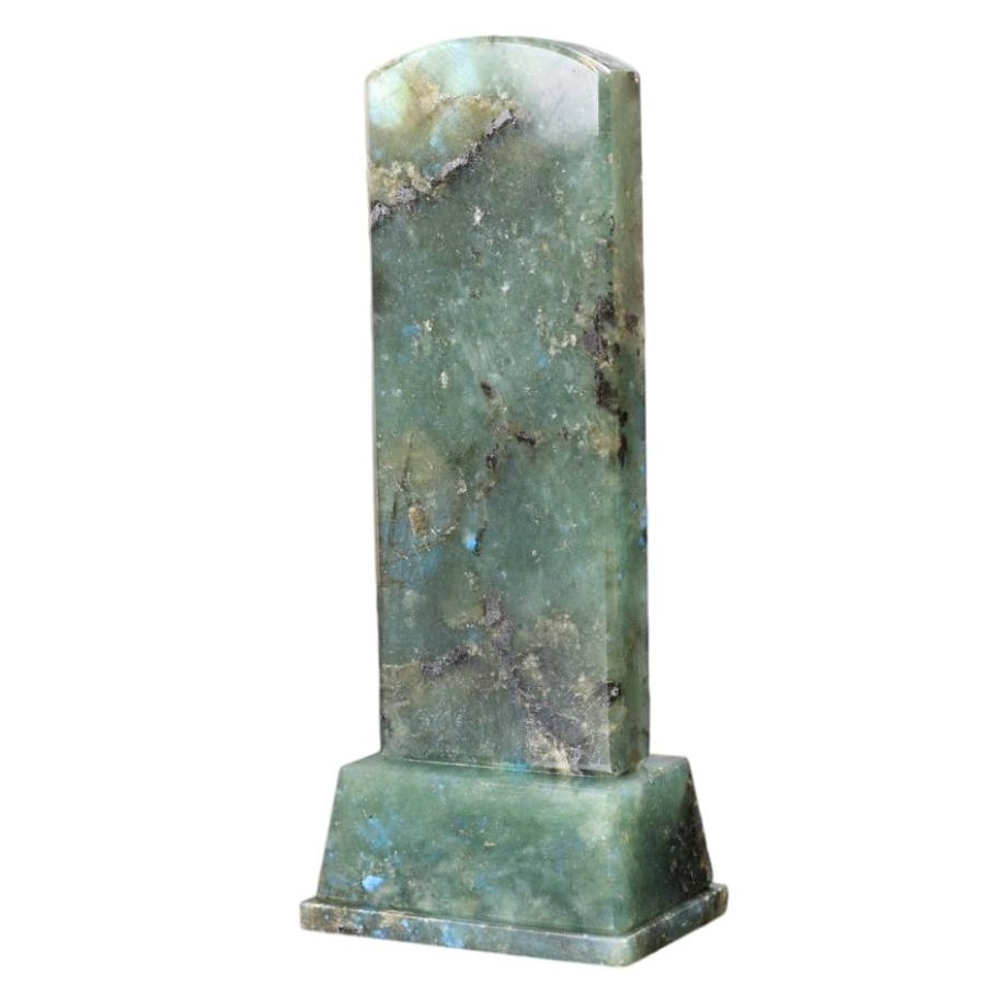 天然石位牌 -kiseki- ラブラドライト(No.0117)